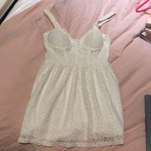 white lace dress